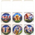 GENERIQUES COUPE DU MONDE LES 6 CAPSULES NUMEROTEES