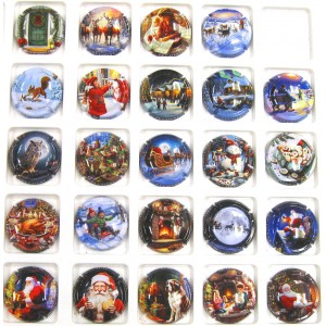 GENERIQUES CALENDRIER DE L'AVENT 2026 NUMEROTEES DE 1/24 A 24/24