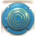 MARGUET N&deg;07A BLEU TURQUOISE ET OR